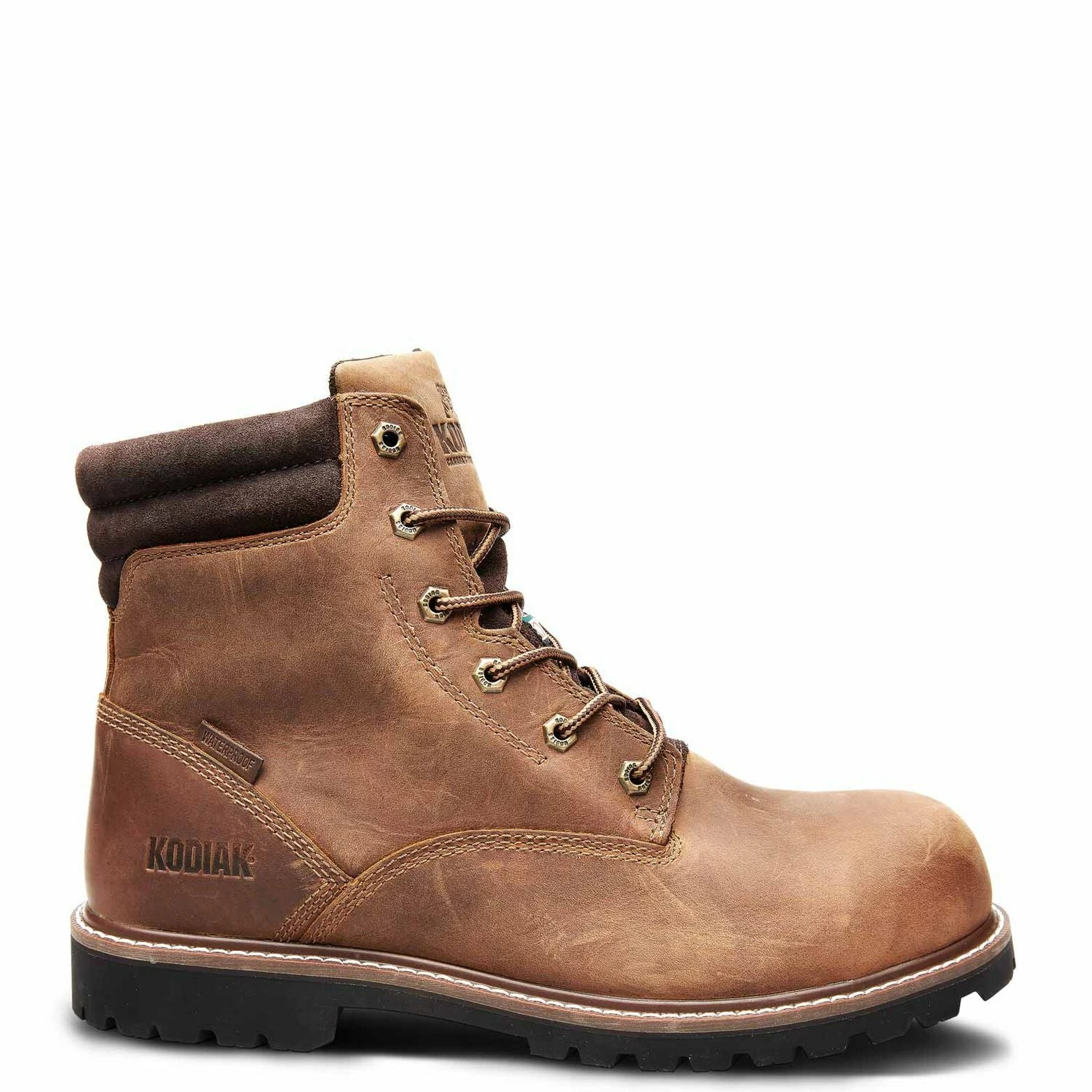 6 Inch Safety Boots Kodiak McKinney Composite Toe 6" Safety Work Boots | Brown | Sizes 7 - 15 8 6 Inch Safety Boots Kodiak McKinney Composite Toe 6" Safety Work Boots | Brown | Sizes 7 - 15