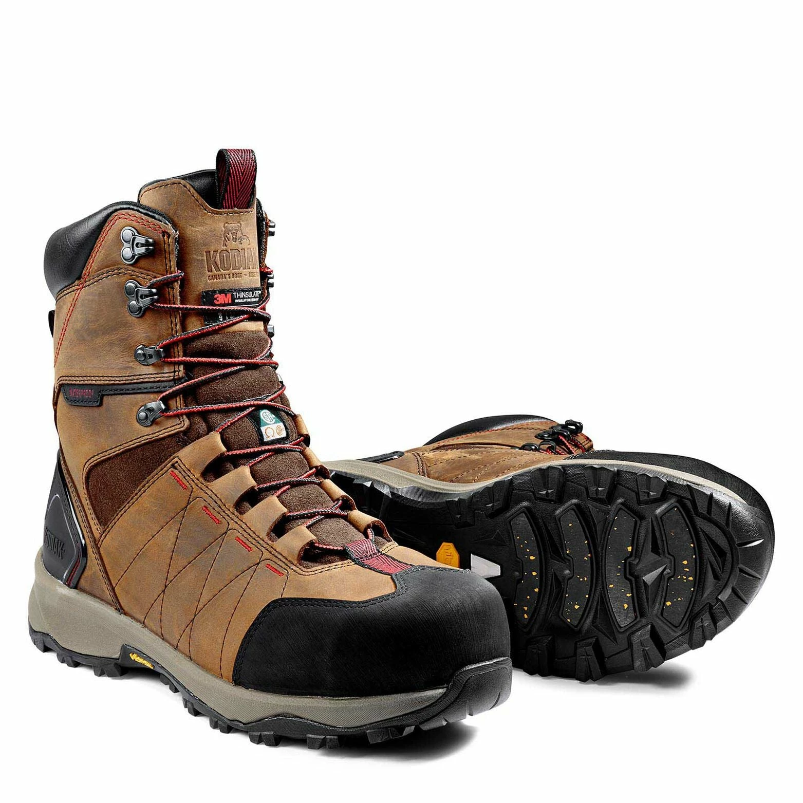 Kodiak Ice Conqueror 8" Winter Safety Boots With Vibram® Arctic Grip Sole 4 Kodiak Ice Conqueror 8" Winter Safety Boots With Vibram® Arctic Grip Sole