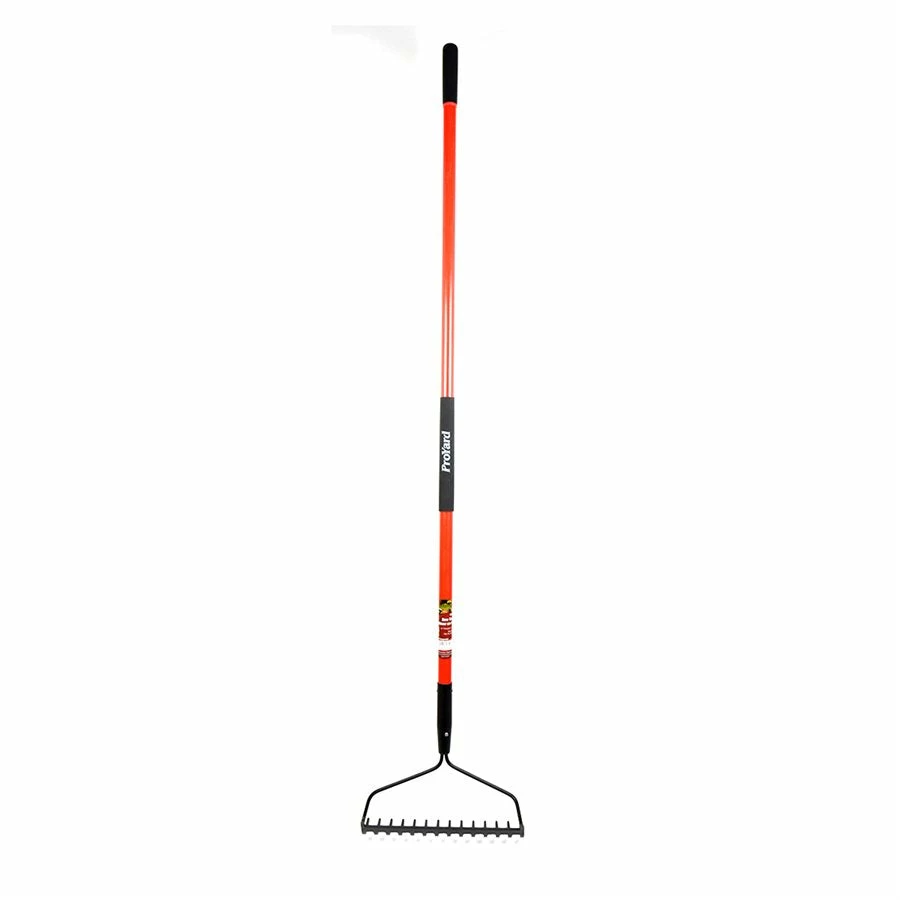 ProYard Fiberglass Handle Bow Rake - 14" Head - 62" Handle 3 ProYard Fiberglass Handle Bow Rake - 14" Head - 62" Handle