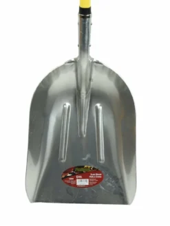 ProYard Landscaping Tools Industrial 15" Aluminum Blade Scoop Shovel | D-Grip Fiberglass Handle