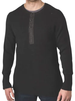 Stanfields Stanfield's 1328 Heavy Weight Wool Long Sleeve | Black | Sizes S - 2XL Work Wear