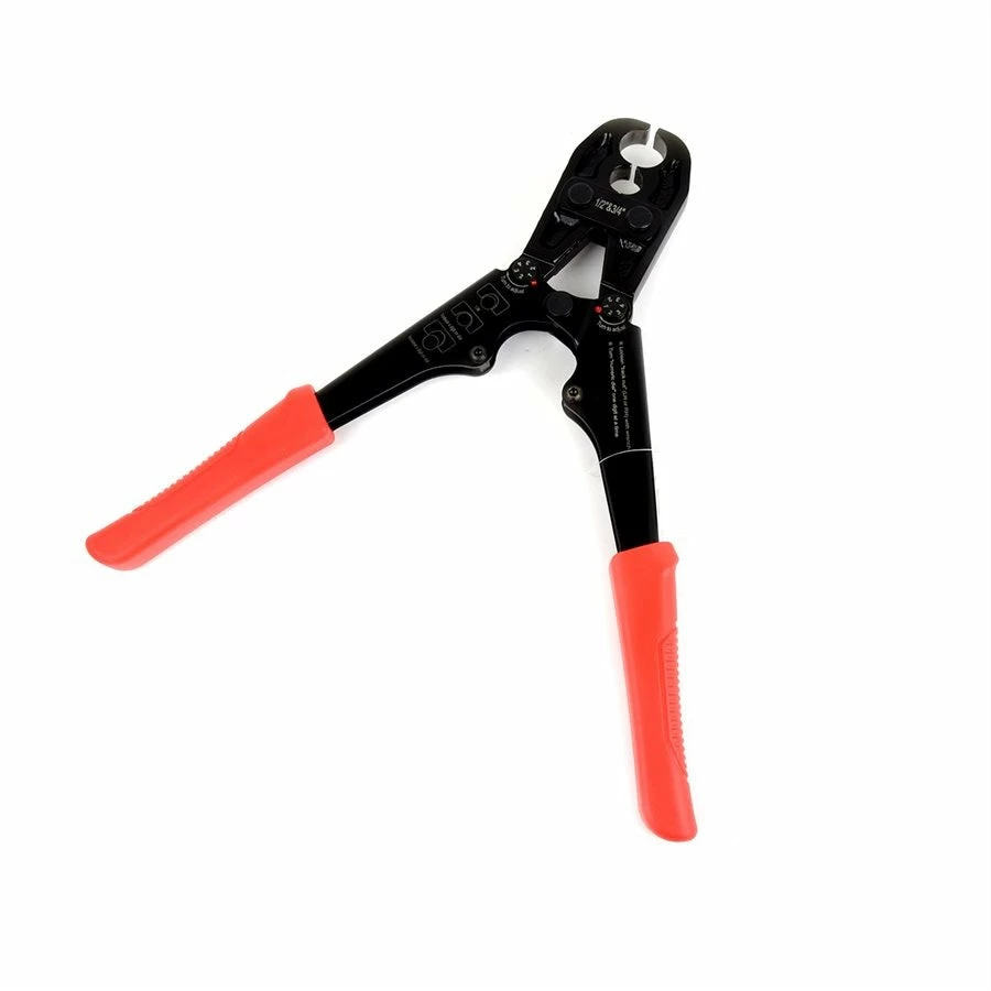 Firm Grip PEX Combo Crimp Tool For 1/2" And 3/4" Pex Pipes 4 Firm Grip PEX Combo Crimp Tool For 1/2" And 3/4" Pex Pipes