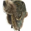 Work Hats Crowncap Raccoon Aviator With Camo | Camo/Natural