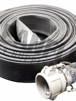 Greenline Black Dragon Industrial Layflat Discharge Hose Assemblies (w/ Male X Female Camlocks) Hose And Fittings