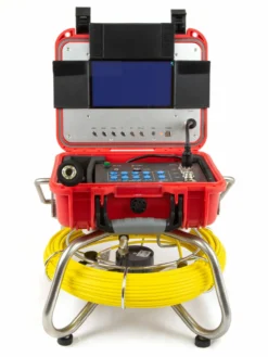 Forbest Sewer/Drain Camera, W/Self Leveling, Transmitter, Meter Counter (Layflat Design) 130FT