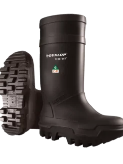 Dunlop Purofort Thermo+ Full Safety Winter Work Boots | Black | Sizes 6-15