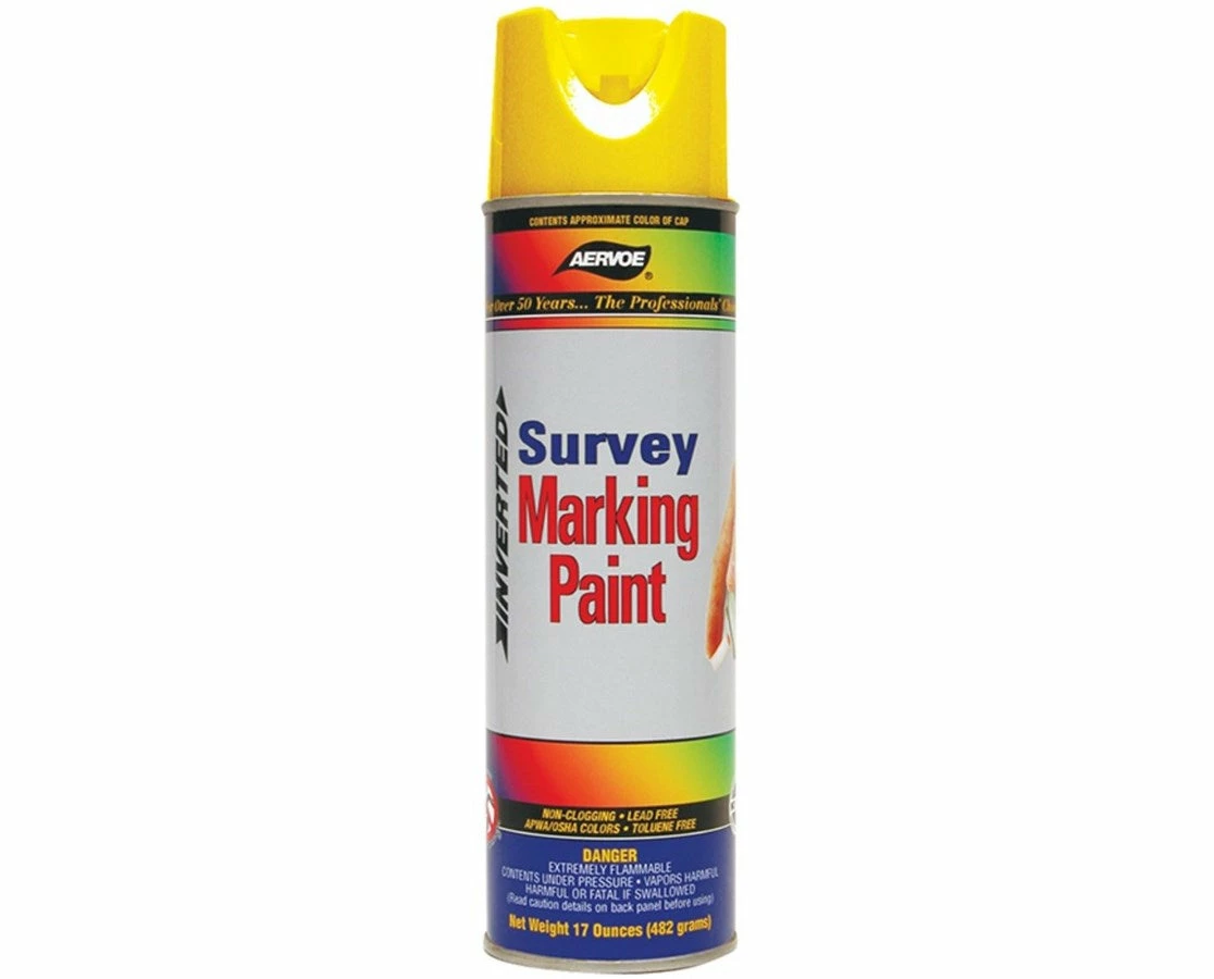 Aervoe Survey Marking Paint (Case Of 12) Pipe Inspection & Locators 12 Aervoe Survey Marking Paint (Case Of 12) Pipe Inspection & Locators