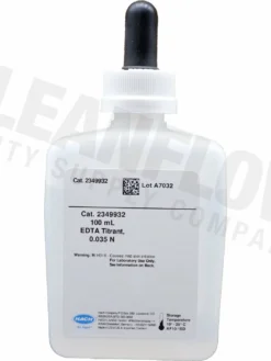 Hach EDTA Titrant Standard Solution, 0.035N - 100 ML MDB Water Testing Supplies