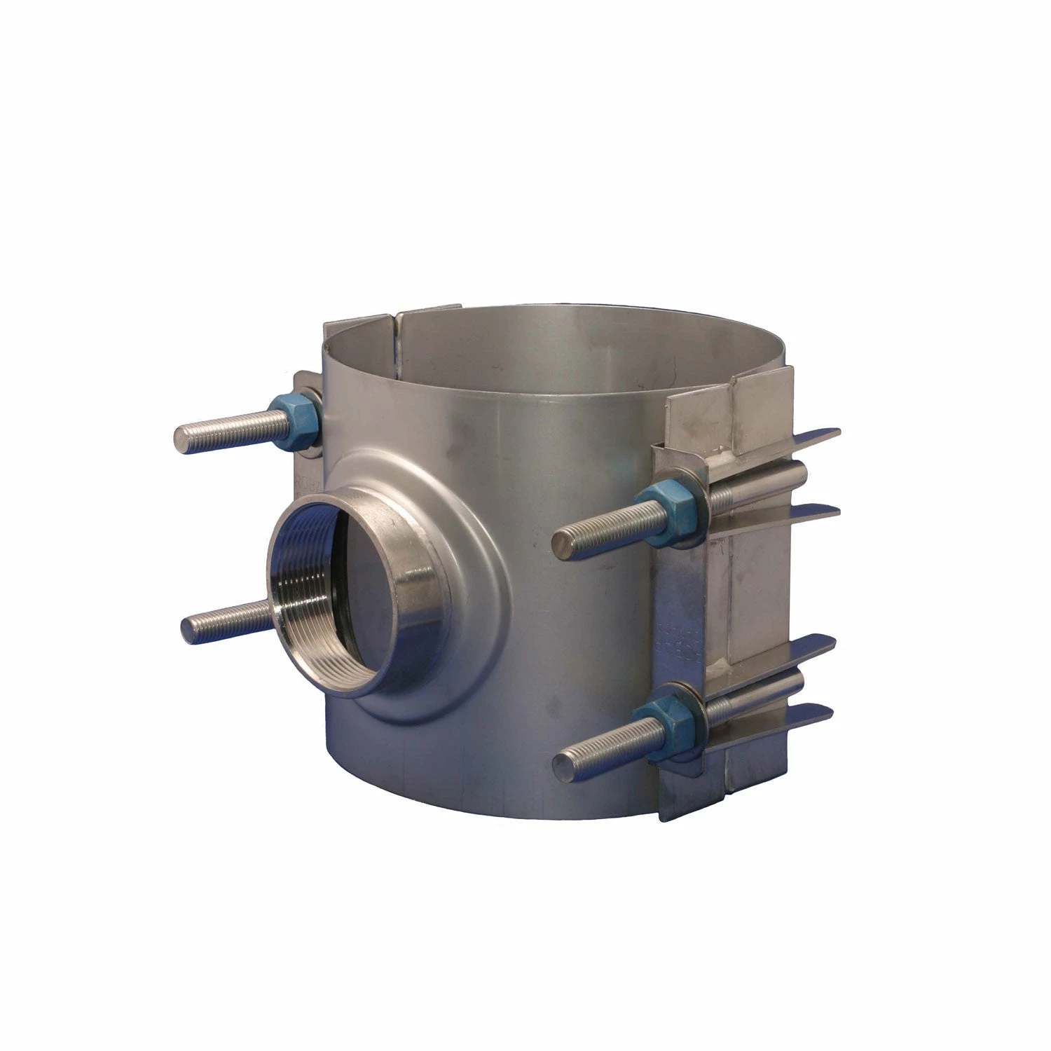 Waterworks Products Robar 2626 Stainless Steel Double Section Tapped Service Saddles | IP Tap 3 Waterworks Products Robar 2626 Stainless Steel Double Section Tapped Service Saddles | IP Tap