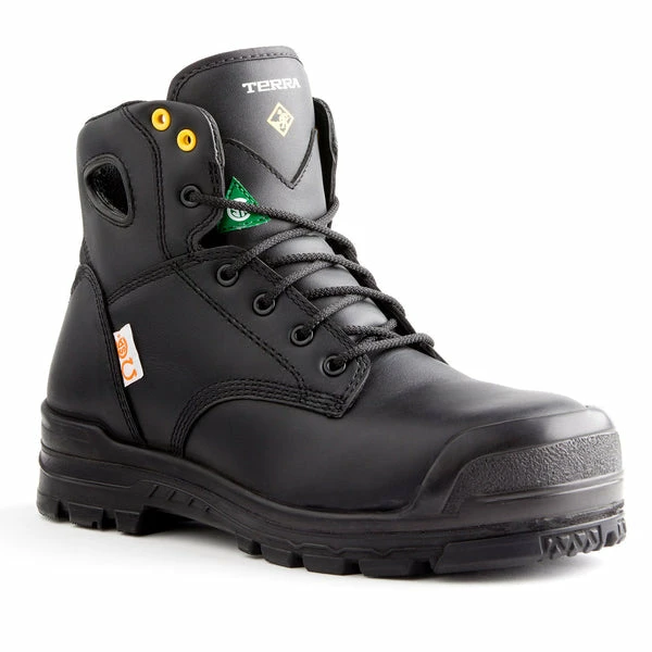 Terra Safety Footwear Terra Baron Composite Toe 6" Men's Safety Boots | Sizes 7-14 6 Inch Safety Boots 6 Terra Safety Footwear Terra Baron Composite Toe 6" Men's Safety Boots | Sizes 7-14 6 Inch Safety Boots
