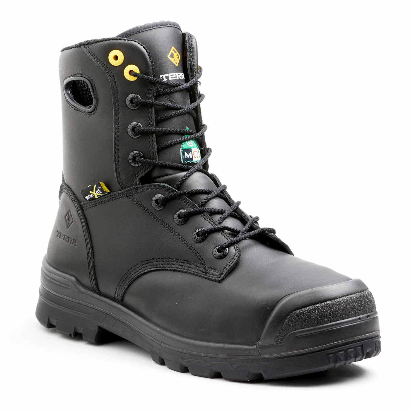 Terra Safety Footwear 8 Inch Safety Boots Terra Paladin Composite Toe 8" Internal Metguard Men's Safety Work Boots | Black | Sizes 4 - 14 3 Terra Safety Footwear 8 Inch Safety Boots Terra Paladin Composite Toe 8" Internal Metguard Men's Safety Work Boots | Black | Sizes 4 - 14