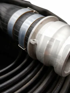 Greenline Black Dragon Industrial Layflat Discharge Hose Assemblies (w/ Male X Female Camlocks) Hose And Fittings