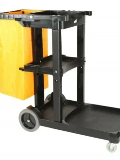 Globe Commercial Products Cleaning Tools Heavy Duty Premium Janitor's Cart