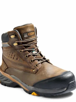6 Inch Safety Boots Kodiak Crusade Composite Toe 6" Hiker Safety Work Boots | Sizes 7 - 14