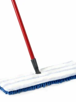 Globe Commercial Products Microfiber Flip Mop With 48″ Metal Handle Cleaning Tools