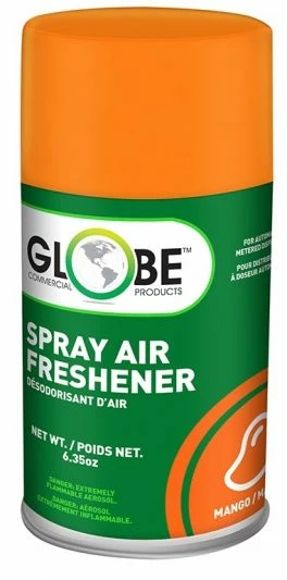 Globe Commercial Products Air-Pro Universal Fit Metered Spray Refill - 180G Cans - Case Of 12 Cleaning Supplies 3 Globe Commercial Products Air-Pro Universal Fit Metered Spray Refill - 180G Cans - Case Of 12 Cleaning Supplies