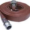 Greenline Hose And Fittings Brick Red / Brown PVC Layflat Discharge Hose Assemblies (w/ Male X Female Camlocks) 2 Greenline Hose And Fittings Brick Red / Brown PVC Layflat Discharge Hose Assemblies (w/ Male X Female Camlocks)