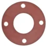 Cleanflow Full Face Red Rubber Pipe Flange Gaskets Fittings And Valves