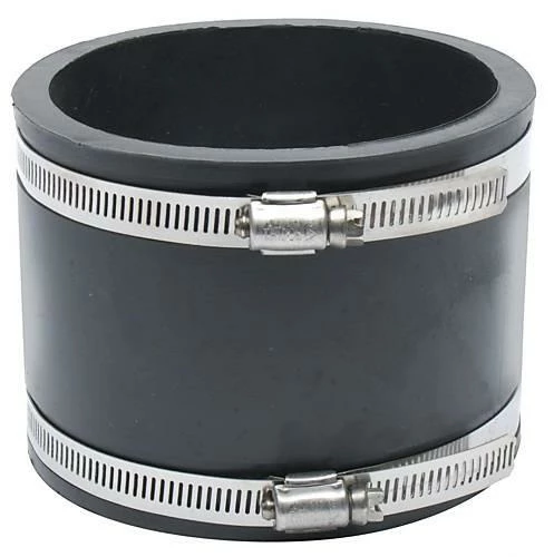 Cleanflow Fittings And Valves Flexible Connector Sewer Pipe Couplings For 1-1/4" To 10" Pipes 3 Cleanflow Fittings And Valves Flexible Connector Sewer Pipe Couplings For 1-1/4" To 10" Pipes