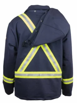 KELTEK Apparel KELTEK 492S Flame Resistant Hi-Vis Zip Fleece Jacket | Navy | S-5XL (HRC 2) Flame Resistant Work Wear