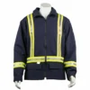 KELTEK Apparel KELTEK 492S Flame Resistant Hi-Vis Zip Fleece Jacket | Navy | S-5XL (HRC 2) Flame Resistant Work Wear