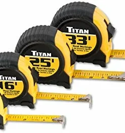 Cleanflow 4-Piece Tape Measure Set Hand Tools