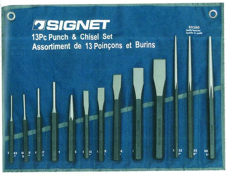 Signet 13 Piece Punch & Chisel Set 3 Signet 13 Piece Punch & Chisel Set