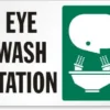 Cleanflow Eyewash Station Safety Signs