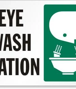 Cleanflow Eyewash Station Safety Signs