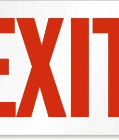 Cleanflow Safety Supplies Exit Safety Sign