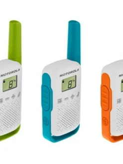 Motorola T110TP 25KM Alkaline Two-Way Radio Triple Pack Electrical Tools