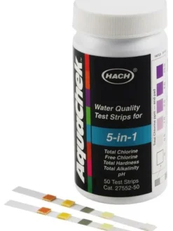 Hach 2755250 5 In 1 Water Quality Test Strips