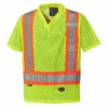 Pioneer Traffic Hi Vis V Neck T-Shirt | S-5XL