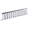 Hand Tools Jet 1/2" Drive Metric Chrome Socket Set - 12 Point - 14 Piece - DEEP 1 Hand Tools Jet 1/2" Drive Metric Chrome Socket Set - 12 Point - 14 Piece - DEEP