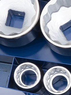 Hand Tools Jet 3/4" Drive SAE Chrome Socket Set - 12 Point - 17 Piece 8 Hand Tools Jet 3/4