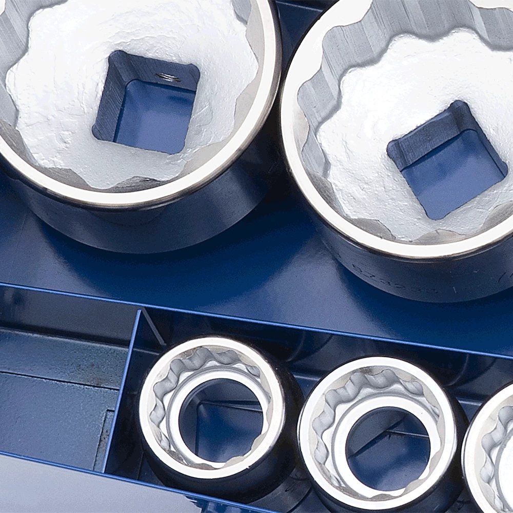 Hand Tools Jet 3/4" Drive SAE Chrome Socket Set - 12 Point - 17 Piece 5 Hand Tools Jet 3/4" Drive SAE Chrome Socket Set - 12 Point - 17 Piece