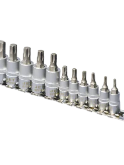 Jet 1/4" & 3/8" Drive Torx Bit Socket Set | Non-Tamperproof | 11 Piece