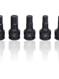 Power Tool Accessories Jet 3/4" Drive Metric Impact Hex Bit Socket Set | 5 Piece