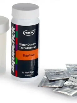 Hach 2745325 Iron Test Strips (Total Dissolved Iron), 0 - 5 Mg/L Water Testing Equipment
