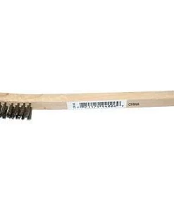 Cleanflow Parts Cleaning Brush, Wooden Handle, Stainless Bristles, 12/PK Maintenance Supplies
