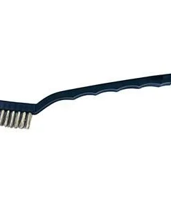 Cleanflow Parts Cleaning Brush, Poly Handle, Stainless Bristles, 12/PK