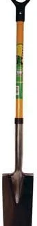 Cleanflow Landscaping Tools Premium Drain Spade | D-Grip Fiberglass Handle