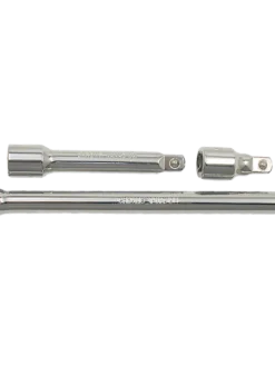 Jet 1/2" Dr. Chrome Extension Bar Set - 3 Piece Hand Tools