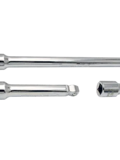 Jet 1/2" Dr. Chrome 2-Way Wobble Extension Bar Set - 3 Piece
