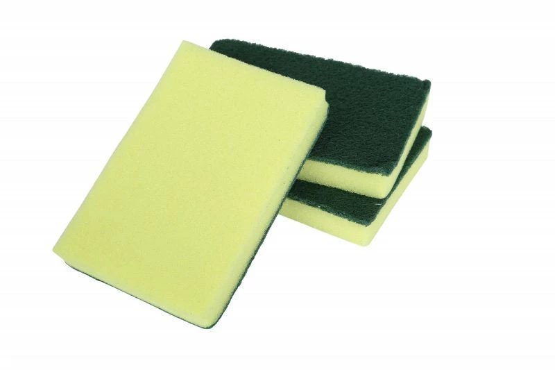 Globe Commercial Products Green/Yellow Heavy Duty Foam Scrub Sponges (Case Of 50) Cleaning Tools 4 Globe Commercial Products Green/Yellow Heavy Duty Foam Scrub Sponges (Case Of 50) Cleaning Tools