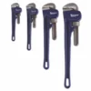 ToolTech® 4 Piece Steel Pipe Wrench Set Pipe Tools