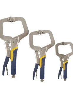 ToolTech® 3-Piece C-Clamp Locking Pliers Set