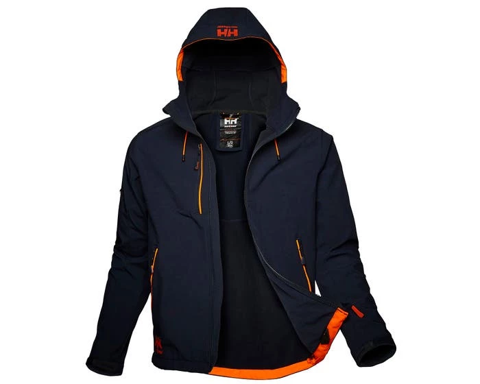 Helly Hansen Workwear Work Wear Helly Hansen Chelsea Evolution Hooded Softshell | Navy | Small - 4XLarge 3 Helly Hansen Workwear Work Wear Helly Hansen Chelsea Evolution Hooded Softshell | Navy | Small - 4XLarge