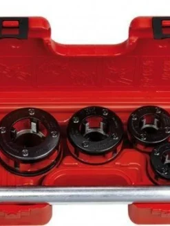 Super Ego 5 Piece Ratchet Pipe Threader Kit | 1/2" - 1-1/4" NPT