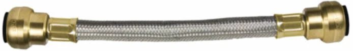 Tectite Push-to-Connect 3/4" X 12" 316 Braided Stainless Steel Repair Hose 3 Tectite Push-to-Connect 3/4" X 12" 316 Braided Stainless Steel Repair Hose